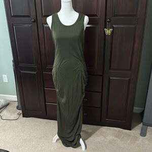 VENUS Olive Green Maxi Dress